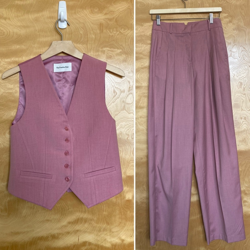 Frankie Shop Gelso Waistcoat and Trouser